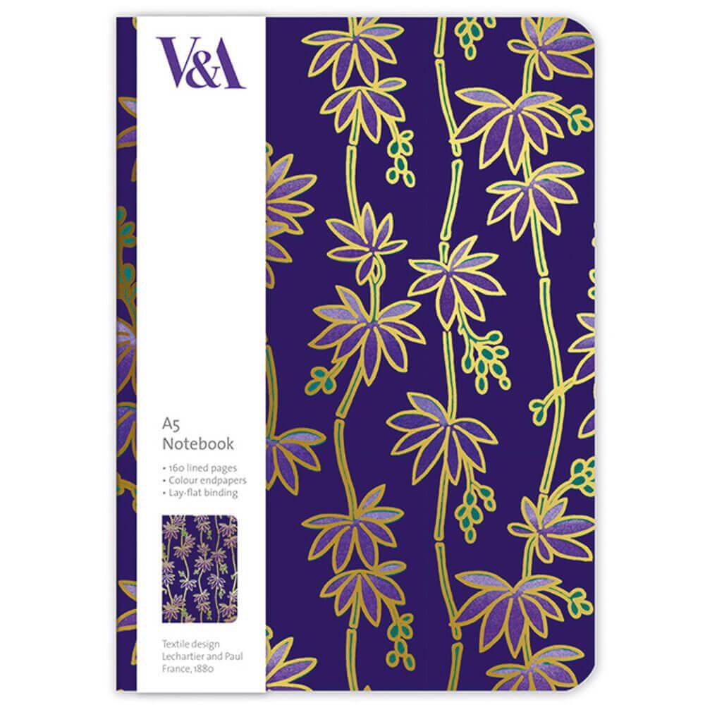 V&A Purple Flowers Notebook